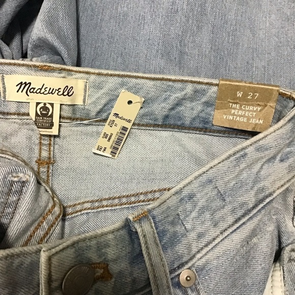 NWT Madewell The Curvy Perfect Vintage Jean Size 27. - Picture 9 of 13